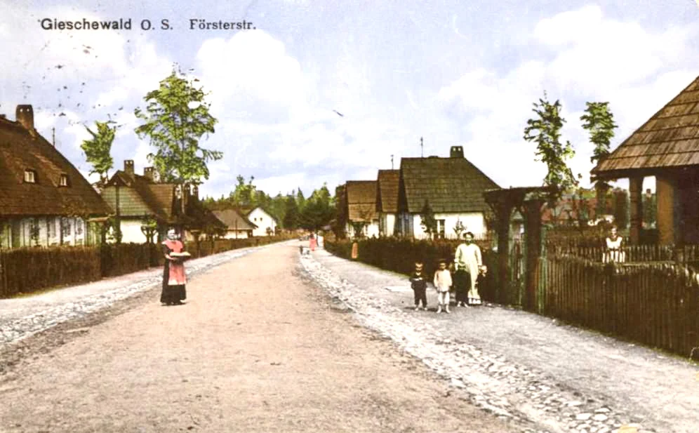 Gieschewald na zdjęciu archiwalnym. Źródło: www.giszowiec.info