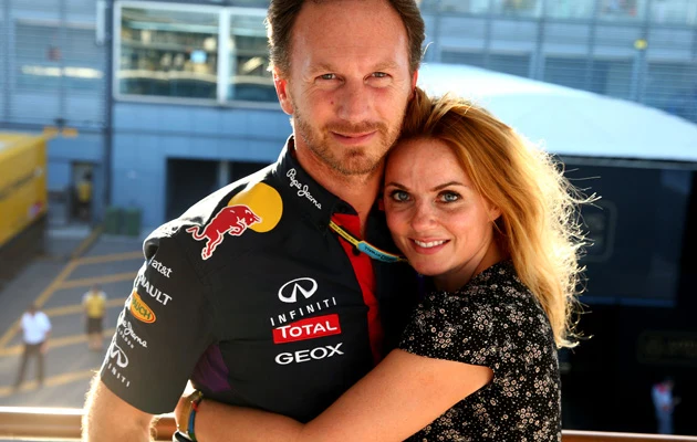 Geri Halliwell z narzeczonym Geri Halliwell z narzeczonym