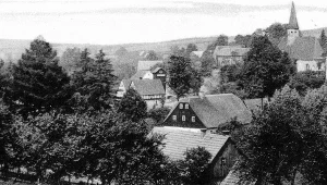 Panorama Rząsin z połowy lat 30. XX wieku