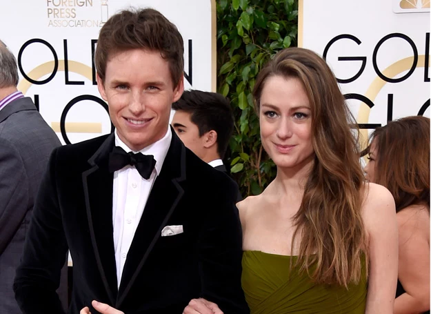 Eddie Reddmayne z żoną Eddie Reddmayne z żoną