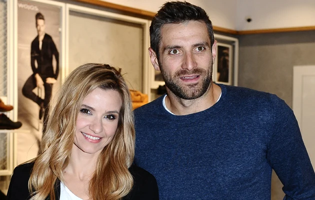 Joanna Koroniewska i Maciej Dowbor na promocji butów