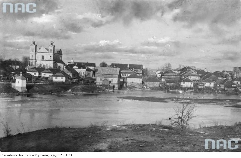 Beresteczko - widok ogólny miasta, 1935