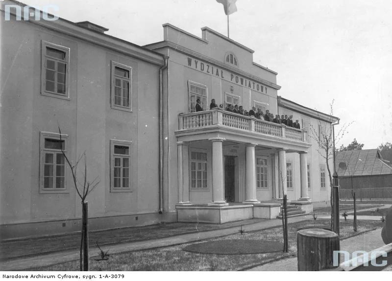 Sarny - siedziba Wydziału Powiatowego, 1938