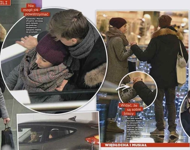 Agnieszka Więdłocha i Maciej Musiał na randce w supermarkecie Agnieszka Więdłocha i Maciej Musiał na randce w supermarkecie