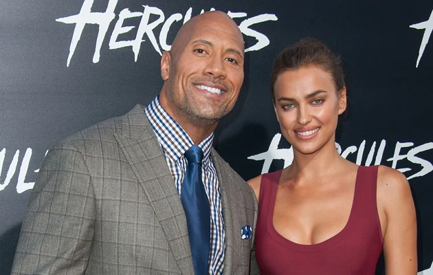 Irina Shayk i Dwayne Johnson