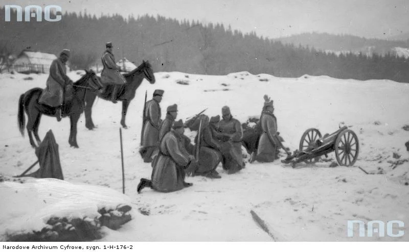 Walki II Brygady Legionów w Karpatach, 1914