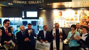 Uroczyste otwarcie McDonalda w Żywcu 
