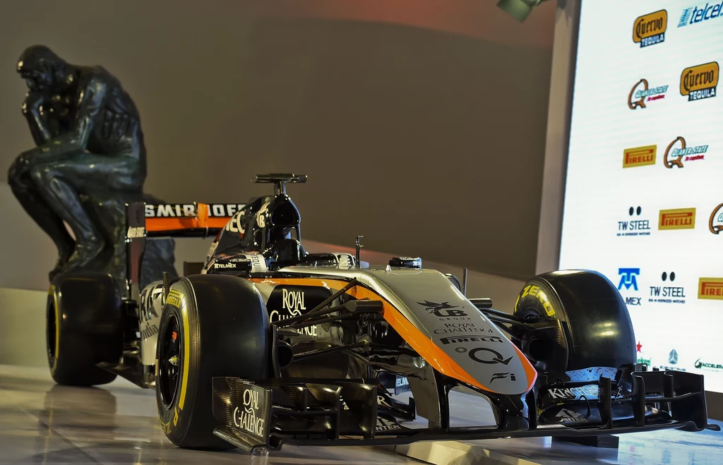 Oto nowy bolid Force India. Prezentacja odbyła się wczoraj  w Soumaya Museum w Mexico City