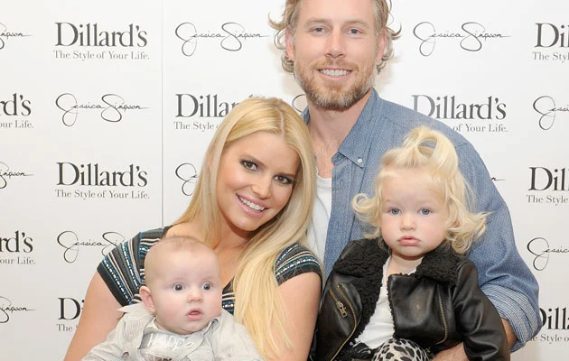 Jessica Simpson z mężem i dziećmi Jessica Simpson z mężem i dziećmi