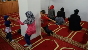 Dzień otwarty w Centrum Kultury Islamu w meczecie przy ulicy Wierniczej w Warszawie, 25 stycznia 2015