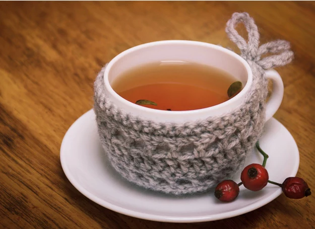 Herbata z dzikiej róży wspomaga odporność. 