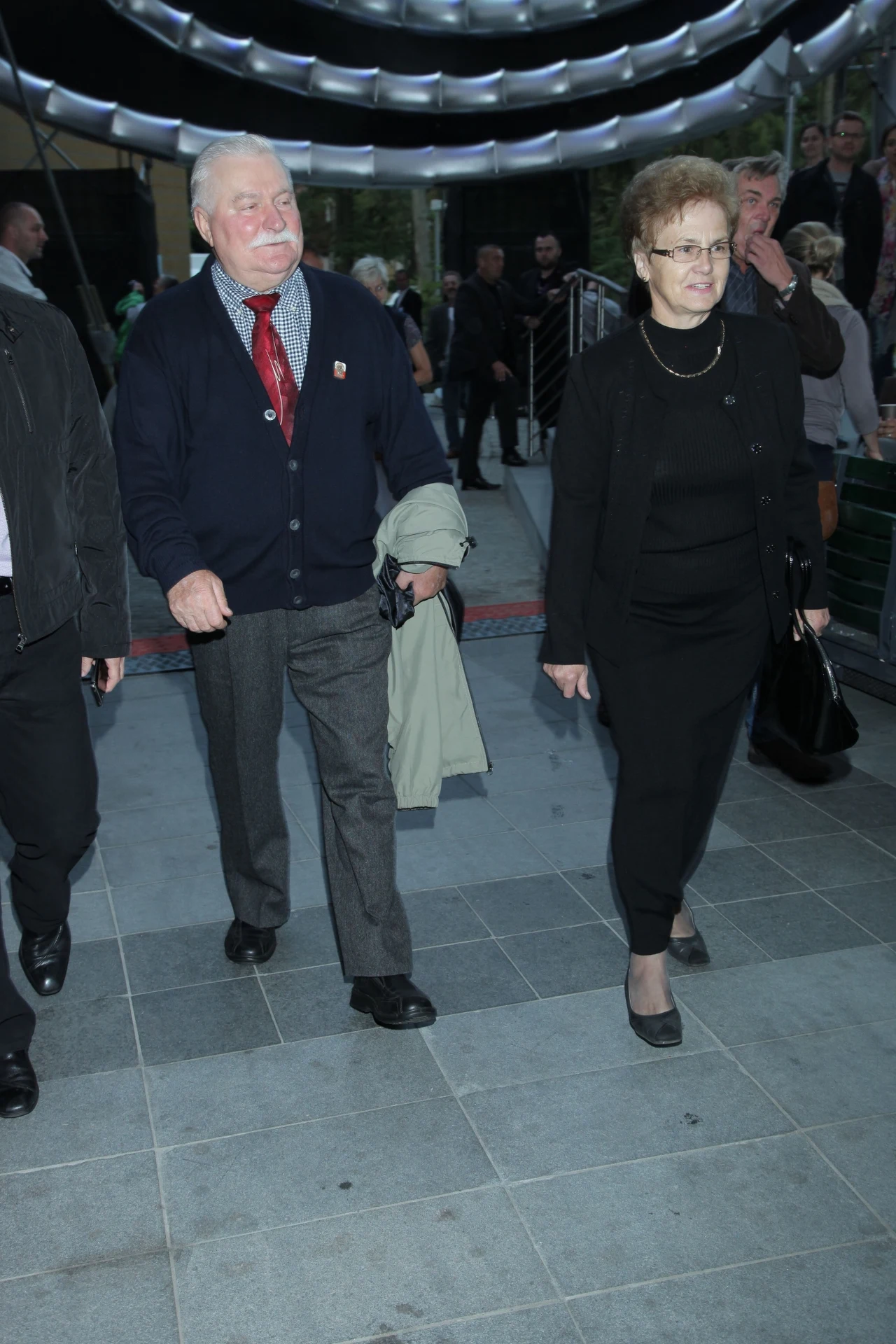 Danuta Wałęsa z mężem Danuta Wałęsa z mężem