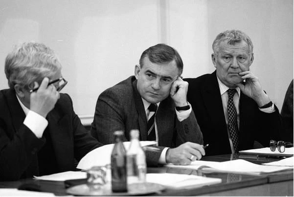 Leszek Miller i Mieczysław Rakowski Leszek Miller i Mieczysław Rakowski