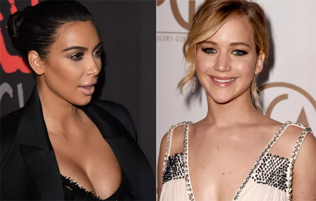Kim Kardashian i Jennifer Lawrence
