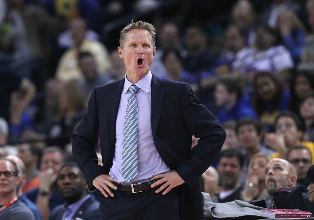Trener Golden State Warriors Steve Kerr