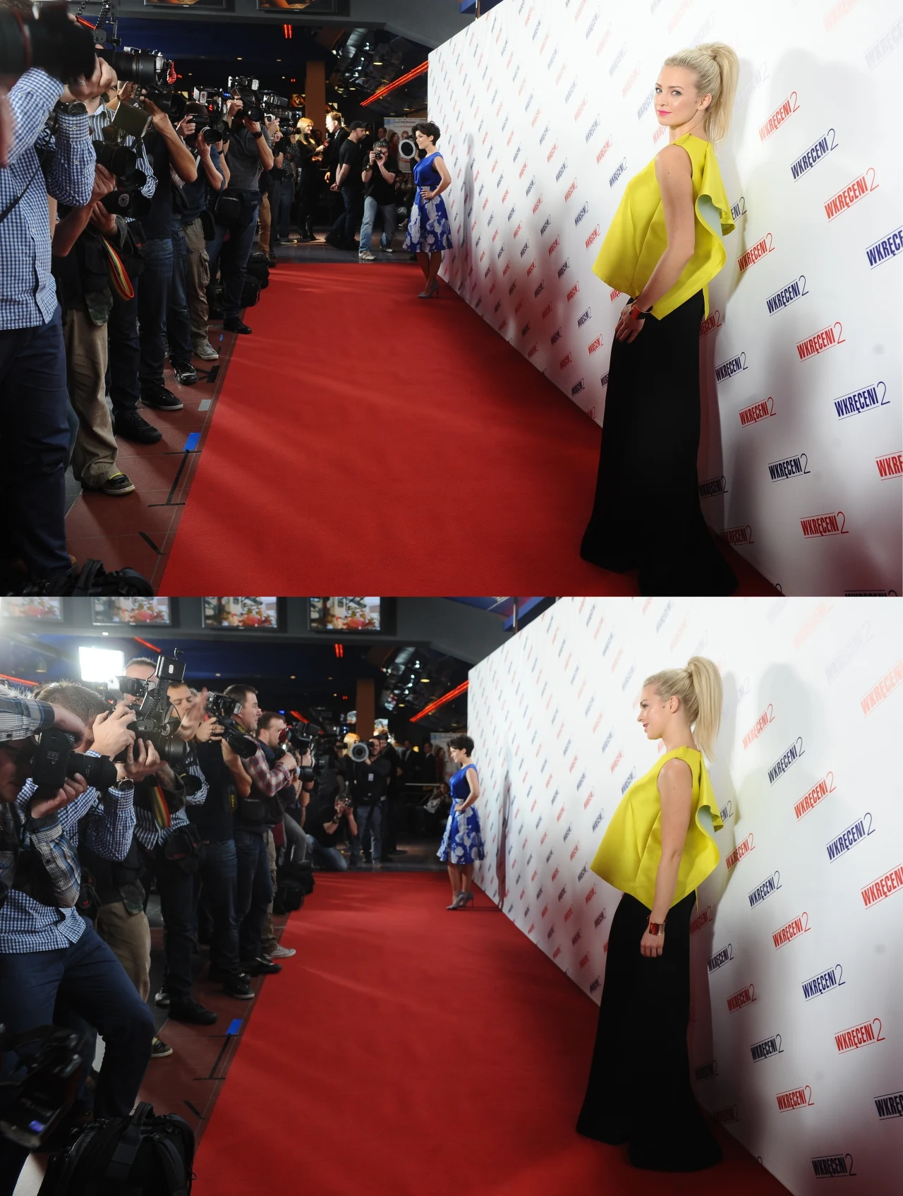 Dwie diwy polskiego show-biznesu na ściance: Kasia Cichopek i Basia Kurde-Szatan Dwie diwy polskiego show-biznesu na ściance: Kasia Cichopek i Basia Kurde-Szatan