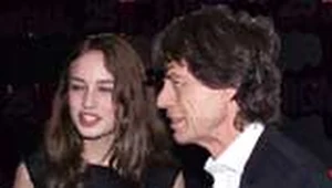Mick Jagger z córką Elizabeth