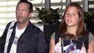 Eric Clapton z żoną i córką