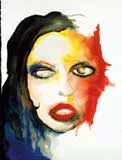 Jeden z obrazów Marilyn Mansona