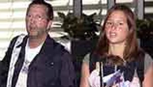 Eric Clapton z żoną Melią i córeczką Julie Rose