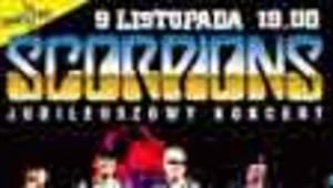 Plakat reklamujący koncert Scorpions