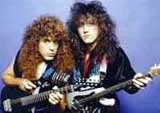 Marty Friedman z Jasonem Beckerem w czasach Cacophony