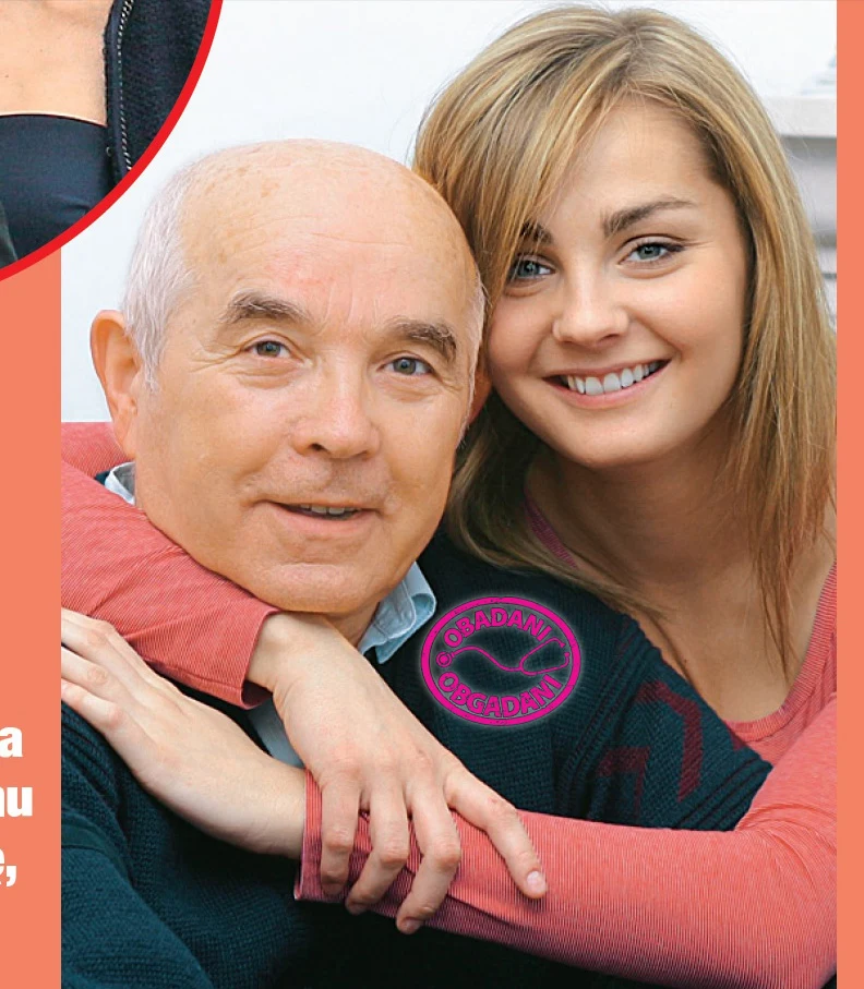 Małgorzata Socha ze swoim tatą Małgorzata Socha ze swoim tatą