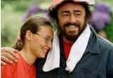 Pavarotti i "ulubienica" Nicoletta Mantovani Pavarotti i "ulubienica" Nicoletta Mantovani