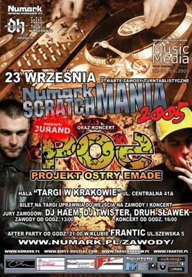 Plakat reklamujący imprezę Plakat reklamujący imprezę