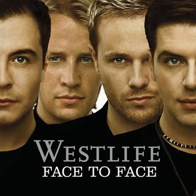 Uhonorowani Westlife na okładce nagrodzonej płyty "Face To Face"