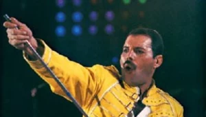 Freddie Mercury na Wembley w 1986 roku