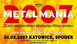 Plakat zapowiadający Metalmanię 2007