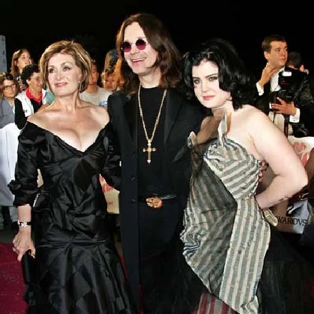 Ozzy z żoną i córką Ozzy z żoną i córką