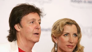 Paul McCartney i Heather Mills - fot. Frazer Harrison