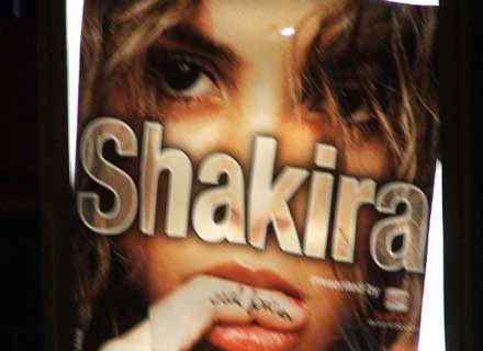 Plakat przed Sazka Arena