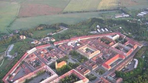 Forteca "Josefov" z lotu ptaka