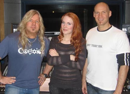 Simone Simons w studiu z Primal Fear