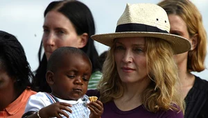 Madonna ze swoim adoptowanym synem Davidem Bandą