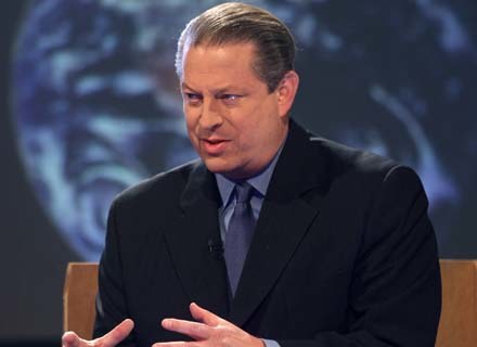 Al Gore nagłaśnia problem globalnego ocieplenia - fot. MJ Kim