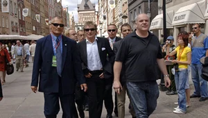 Rod Stewart na spacerze po Gdańsku
