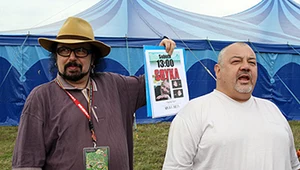 Zbigniew Hołdys i Stanisław Soyka na Woodstocku