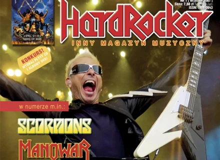 Okładka pierwszego numeru magazynu "Hard Rocker"