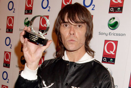 Ian Brown i jego "Q Award" fot. Dave M. Benett