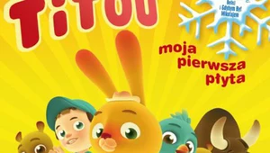 Okładka "Moja pierwsza płyta - wersja świąteczna" Króliczka Titou