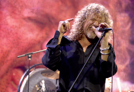 Robert Plant i "broda roku 2007" fot. Ross Halfin