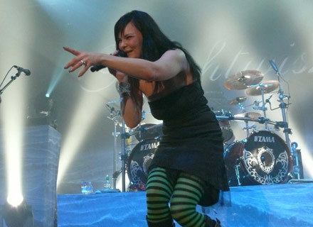 Anette Olzon (Nightwish) w Krakowie - fot. Ewa Toczkowska