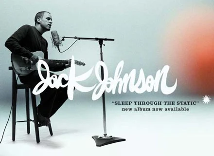 Jack Johnson na okładce płyty "Sleep Through The Static" Jack Johnson na okładce płyty "Sleep Through The Static"