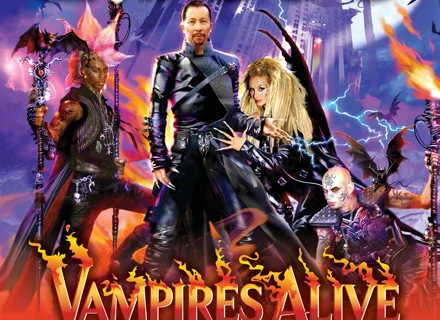 Plakat reklamujący trasę "Vampires Alive Tour 2008" DJ Bobo