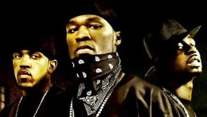 G-Unit (50 Cent w środku, Young Buck z prawej)