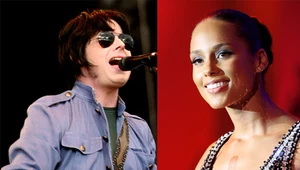 Jack White i Alicia Keys - fot. Graham Denholm, Dave Hogan